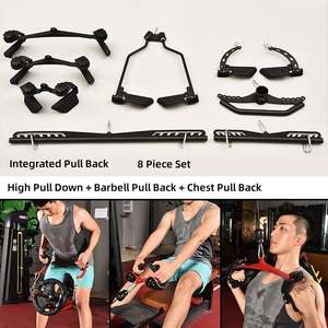 Gym Lat Pull Down Bar Rowing Handle Ergonomique 8PCS Metal <span class=keywords><strong>Mag</strong></span> Grips Fitness Accessories <span class=keywords><strong>Mag</strong></span> Grip for Workout - Product Image 3