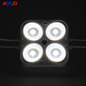 Module LED haute luminosité 6500k 4000k 3000k 4PCS Smd2835 12v 24v 4 LED couleur blanche, module pour enseignes - Product Image 1