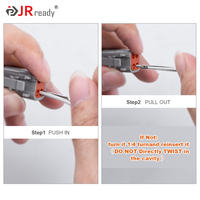 Kit d'outils de démontage JRready ST5231 DEUTSCH, Kit d'outils de dépinning : DRK-12DTP + DRK-16DT + DRK-20DTM + DRK-RT1B Outils d'extraction