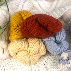 Fils de laine mérinos glacés Cynthia 100%, épais, pour tricot à la main, <span class=keywords><strong>pull</strong></span> et manteau - Product Image 2