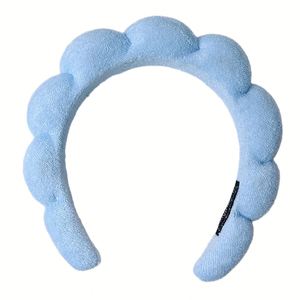 Cloud-Shaped <b>Plush</b> Headband Women High Cranial Top Non-Slip Hair Band Soft Face Washing Makeup Spa Headdress Summer Fashion - Product Image 6