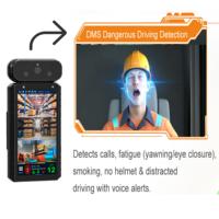 DVR tactile 6,5 pouces DMS anti-fatigue BSD 4 canaux 4G MDVR pour chariot élévateur