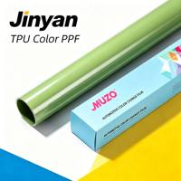 Film de protection de peinture (PPF) en TPU vert Matcha / vert Avocat pour voiture, 7,5 mil, auto-réparant, anti-rayures, changement de couleur, 1,52 m x 15 m