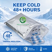 Enveloppe thermique isolante métallique pour envoi postal, personnalisable avec logo et taille, pour l'emballage de colis