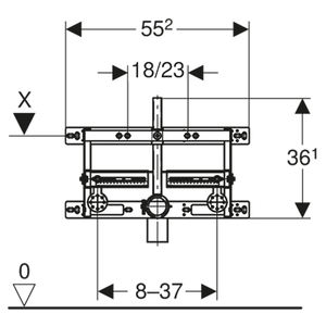 COMBIFIX ITALIA Outil de tournage de module de bidets suspendus en acier inoxydable avec coude - Product Image 4