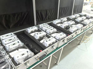 10 Piezas de Mini Focos LED Inalámbricos DMX con Batería, Resistentes al Agua IP65, con Control Remoto y por Aplicación Móvil, RGBWAUV, 16.7 Millones de Colores - Product Image 2