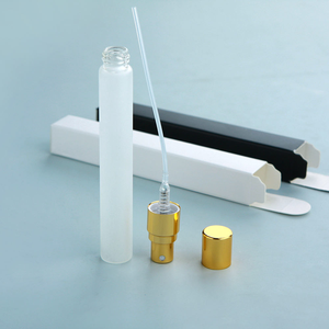 Flacon vaporisateur de <span class=keywords><strong>parfum</strong></span> vide en verre givré rechargeable de 10 ml, flacon testeur de <span class=keywords><strong>parfum</strong></span> avec emballage individuel en boîte en papier - Product Image 4