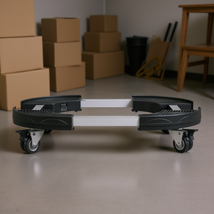 Carrito de Basura Redondo Ajustable Vevor, 15-22.8 Pulgadas, Capacidad de 400 Libras, Carro para Mover Muebles, Modelo D0100X37AH6 - Product Image 2