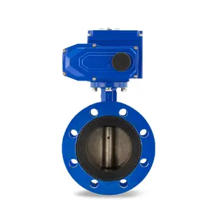 New Pn16 Pn25 Dn50-dn300 150lb 300lb 2 Inch -6 Inch Pneumatic Stainless Steel Wafer Butterfly Valve