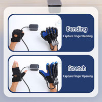 Gants de robot de rééducation de haute qualité Coup paralytique Formation des doigts pour apprendre le vieil homme a cinq doigts et de nombreuses fonctions
