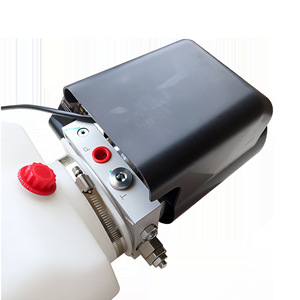 Groupe hydraulique Elliott 12V 1,6 kW à simple action avec télécommande et couvercle de moteur pour système hydraulique - Product Image 1