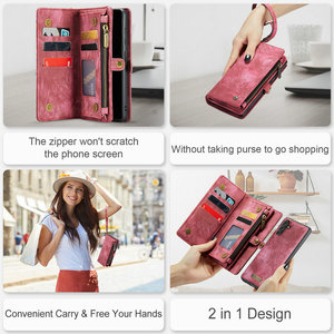CaseMe de lujo de cuero PU desmontable 2-en-1 funda magnética para Samsung para <span class=keywords><strong>Galaxy</strong></span> S23 S8 Plus funda de teléfono móvil delgada ultrafina - Product Image 6
