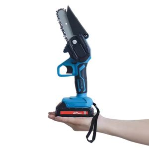 6 Zoll Akku-Kettensäge 2 Lithium-Batterien Mini-Werkzeug Kettensäge Holzschneidemaschine - Product Image 3