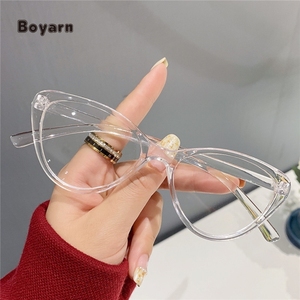 Boyarn barato al por mayor negro estudiante marco óptico China fabricante Anti luz azul <span class=keywords><strong>gafas</strong></span> para mujeres Wen - Product Image 4