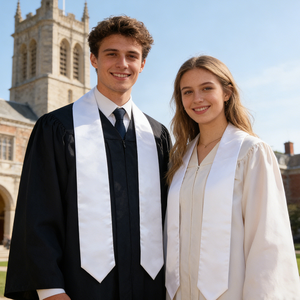 Écharpe de remise de diplôme vierge pour sublimation, personnalisable, vente en gros, pour les cérémonies de remise de diplôme du lycée et de l'université - Product Image 4