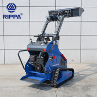 Mini-chargeuse sur pneus RIPPA RS03, machine compacte pour travaux de terrassement, agriculture, aménagement paysager