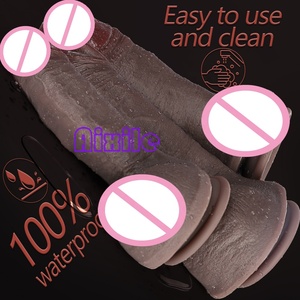 Dildo réaliste de grande taille avec ventouse puissante pour hommes et femmes, jouets sexuels pour adultes, stimulation du point G et anale. - Product Image 2