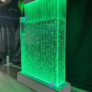 Nhà Máy Bán buôn Acrylic bong bóng nước Bảng điều chỉnh thác nước văn phòng phân vùng - Product Image 1