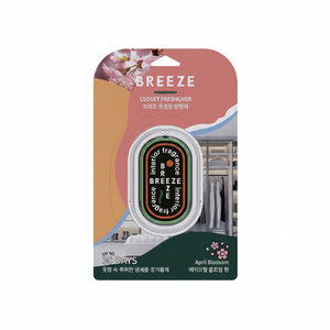 BREEZE Closet Fragrance April Blossom <b>Wardrobe</b> Air Freshener for Clothes <b>Storage</b> Space - Product Image 2