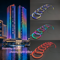 Bande LED néon RGBW 16*17mm, étanche IP67, contrôle TUYA ZIGBEE WIFI DMX, bande en silicone flexible, certifiée CE//RoHS/BIS