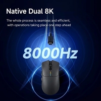 Souris de jeu optique sans fil 2,4 GHz à conception ergonomique, 4 boutons, capteur PAW3950, pour droitier, moule exclusif, compatible PC/ordinateur portable