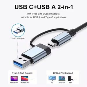 7 in 1 <b>USB</b> 3.0 Hub Splitter <b>Usb</b> Data <b>Type</b> <b>c</b> Hub <b>Adapter</b> Docking Station <b>Type</b> <b>c</b> Data <b>Usb</b> Hub for Computer Laptop - Product Image 2