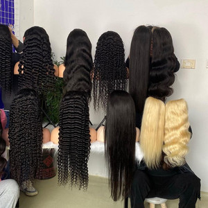 Pelucas Rizadas Birmanas Crudas al por Mayor, Peluca Frontal de Encaje Completo HD de 30 Pulgadas, Proveedor de Pelucas de Cabello Humano Virgen Vietnamita sin Pegamento 12A - Product Image 4