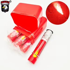 Hot saling RED flame hand smoke pyrotechnic gun fireworks Flame para red practical hand flame