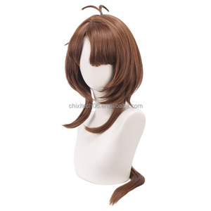 Parrucca Cosplay Zhu Shengda <span class=keywords><strong>Ritorno</strong></span> <span class=keywords><strong>al</strong></span> <span class=keywords><strong>Futuro</strong></span> 1999, Stile Bob Kakaniya e Coda di Cavallo - Product Image 3