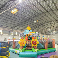 Châteaux gonflables pour enfants de haute qualité, châteaux gonflables d'extérieur en forme d'abeille