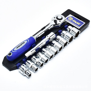 RUR Socket Wrench Set 12pc 1/2 In Drive Industrial Grade Mechanic Tool Kit - Product Image 3