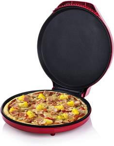 Machine à <span class=keywords><strong>pizza</strong></span> électrique antiadhésive de 12 pouces pour la maison, plaque à <span class=keywords><strong>pizza</strong></span>, four à calzone avec contrôle de température réglable - Product Image 5