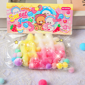 ของเล่นบีบโมจิรูปอุ้งเท้าแมว ของเล่นบีบสโลว์รีบาวด์หลากสี ของเล่นบีบวาฟเฟิลโดนัท TPR - Product Image 3