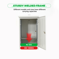 Armoire réseau extérieure 6U-32U Armoire de serveur de centre de données personnalisée 9U de capacité avec norme pour les applications informatiques