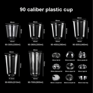 10/12/14/16/18/20/22oz Disposable Pet Drink <strong>Cups</strong> for Bubble Tea <strong>Iced</strong> <strong>Coffee</strong> <strong>Cup</strong> With Lid Custom Disposable Plastic <strong>Cups</strong> - Product Image 4