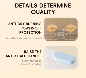 Chauffe-lait et stérilisateur pour bébé sans BPA, double bouteille, matériau PP, 200W - Product Image 5