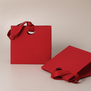 Bolsas de Papel Rígido Guardidea para Joyería y Regalos con Asas de Listón, para Joyería, Regalos, Bocadillos y Cosméticos, Personalizables - Product Image 1