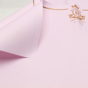 Papier d'emballage Evergreen avec <span class=keywords><strong>fil</strong></span> doré, cadre imperméable, bouquet floral coréen, fournisseur d'accessoires pour fleuristes, emballages - Product Image 3