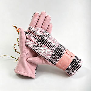 Women's Winter Fashion Fleece <b>Warm</b> <b>Gloves</b> Customizable Embroidery Patterns Touchscreen Needle Detection Wholesale Outdoor <b>Gloves</b> - Product Image 3