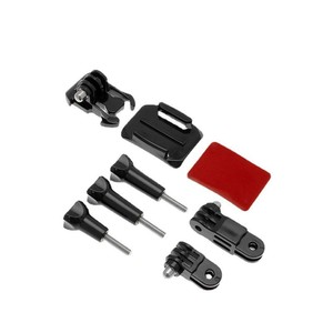 Para Go Pro Action Sports Camera Mount <span class=keywords><strong>Insta360</strong></span> Accesorio Casco Kit de adhesivo de montaje frontal Tornillo de mariposa Hebilla de gancho en J - Product Image 3