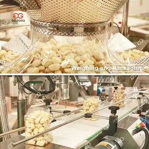 High Efficiency Automatic Garlic Breaking Peeling Sorting Machine Garlic Cleaner Machine Garlic Washing Machine For Sale