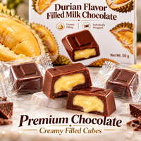 Bouchées de chocolat probiotiques sans sucre OEM pour un soutien nutritionnel quotidien