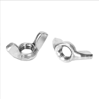 Écrous à oreilles DIN315 en acier galvanisé de haute qualité, écrous papillon, écrous à serrage manuel, écrous à cornes de type papillon, fixations de quincaillerie