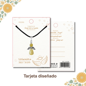 Collar con Colgante de Ángel Guardián de Acero Inoxidable, Elegante, para Colección de Trofeos, Medallas y Placas, con Cadena - Product Image 5