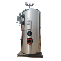 Générateur de vapeur vertical 1T/h à fioul/gaz, source de chaleur pour le chauffage des réservoirs d'eau et des poutres, et pour le chauffage des cours