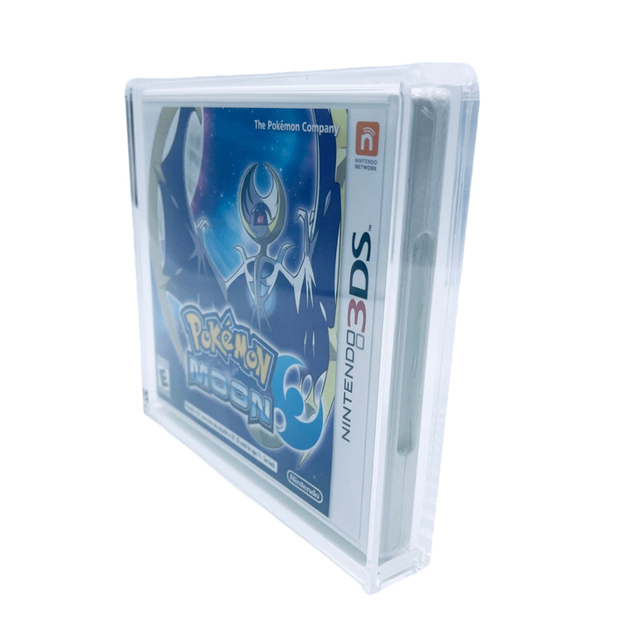 Premium Acrylic Display Case Nintendo DS 3DS With UV Protected Acrylic Dustproof Protectors Compatible for Nintendo DS 3DS