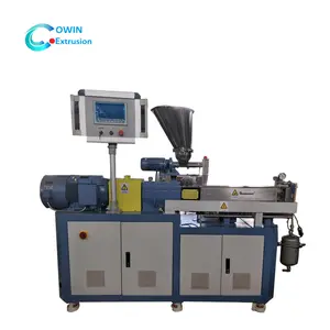 CE Standard Conical Lab Twin Screw Extruder for Polymer