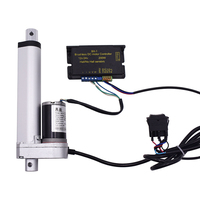 Actionneur linéaire de moteur haute vitesse 12V à utilisation continue 12 pouces 3000n avec supports de montage Actionneurs linéaires de contrôleur de moteur Bldc