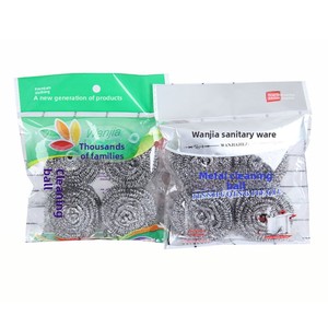 Set di 4 Palline per Pulizia in Acciaio Inox con Lana d'Acciaio Antiruggine, Modello Quattro Mille Centoventi, Origine Linyi - Product Image 5