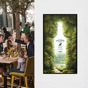 An der Wand montierter Touchscreen Wifi Digitaler Bilderrahmen 65-Zoll-LCD-Werbedisplay für den Innenbereich - Product Image 1